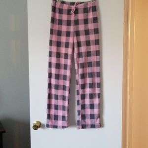 Super fluffy plaid pajama pants